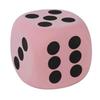 8cm EVA Rounded Corner Foam Dice - Six-Sided, 3.8cm Square