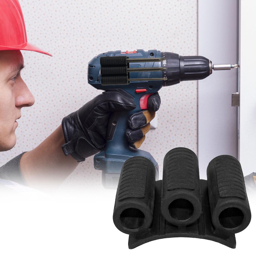 Bit Gripper Tool Holster Quick Change Drill Add-on High Strength Adhesive Bits Holders Mount Attachment Driver Bits Side Holder