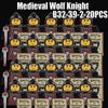 Medieval Military Soldier Series Building Blocks Castle Black Eagle Green Dragon Knights Figures Militia Accessories Bricks Toys
