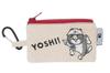 Bolsa com Mosquetão Bordada Gato Trabalhador "Yoshi MAC-11"