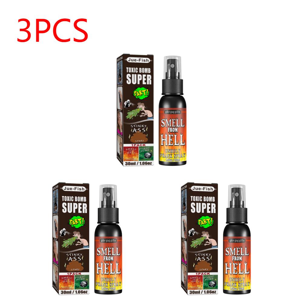 30ml Fart Gag Spray Prank Joke Halloween Spray Can Stink Party Supplies Stinky Fart for Adults Kids Halloween Funny