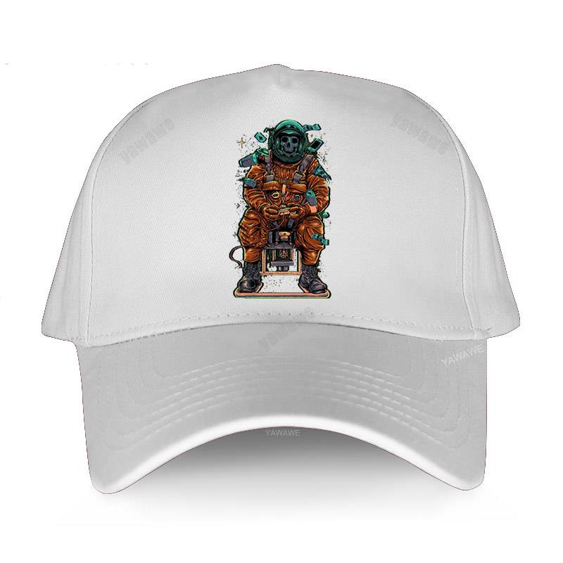 Nejnovější bavlněné letní baseballové čepice pro muže Snapback Alone In Space Robot Hip Hop Harajuku Čepice Dámská Dospělá yawawe Golfová čepice