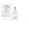 3D Pop Up Christmas Greeting Card Merry Christmas Gift Cards with Envelopes Santa Elk Snowman Holiday Cards for Christmas Parties Home Decor