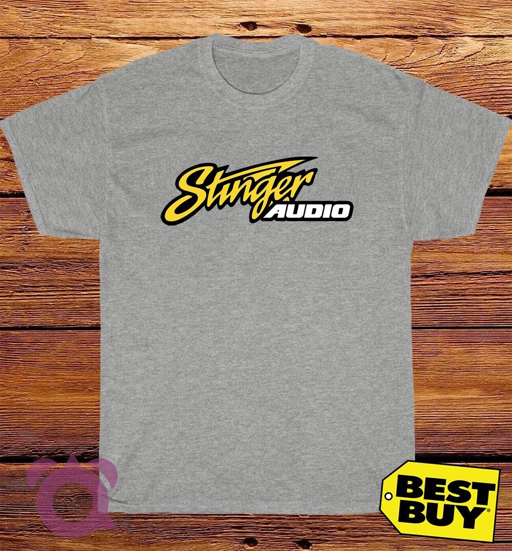 Ship From USA Stinger Car Audio Logo Men s T-Shirt Made In USA Size S to 5XL S