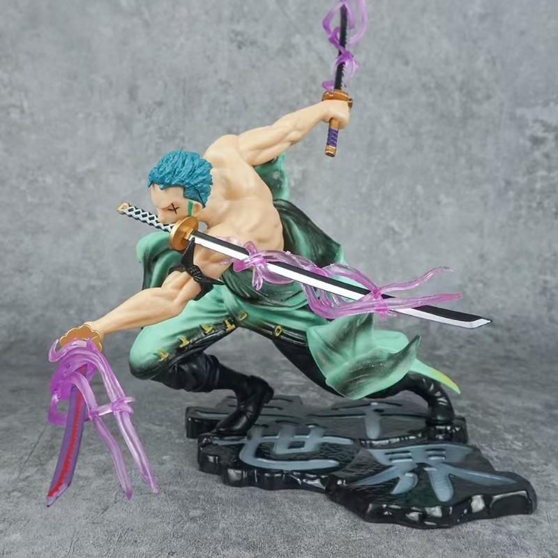 NEW A Cartoon Character of GK Roronoa Zoro, Three Largest Cartoon Statues, Action Figure Collection, Toy Model.