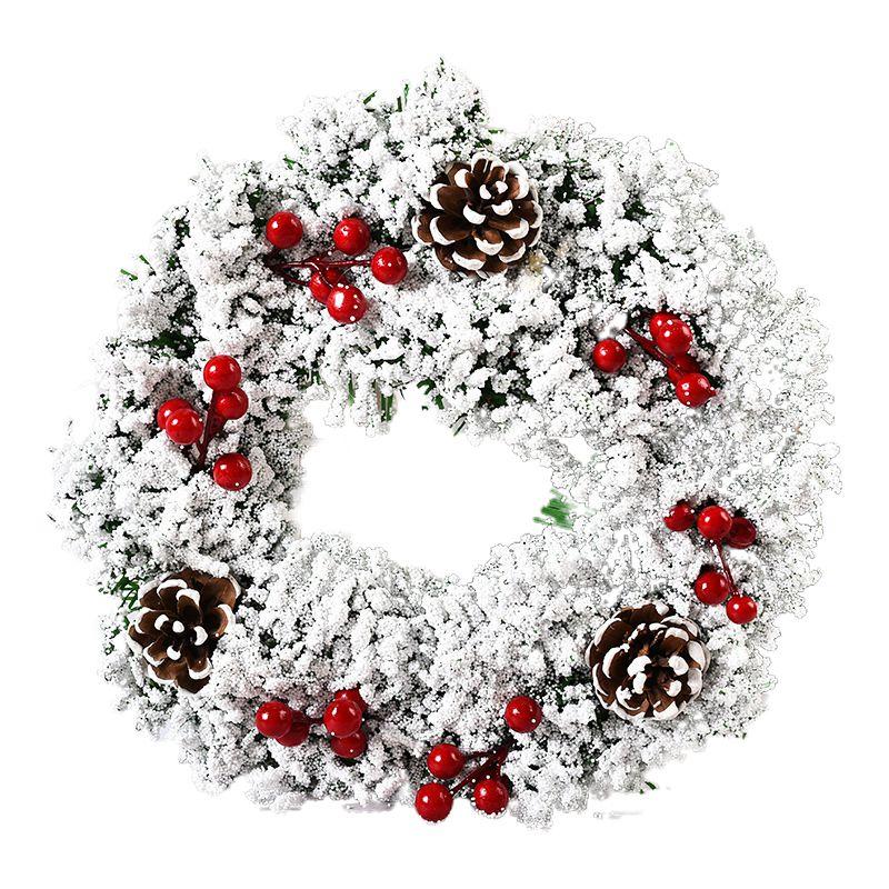 

Настенный Рождественский Подвесной Венок Рождественская Вечеринка Дверь Дом Дерево Гирлянда Украшение Декор E