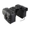 1 Pair Motorcycle Saddlebags Stylish PU Leather Side Bags Universal Luggage Storage Organizer Saddlebag Tool Bag