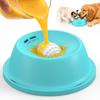 Slow Feeder Dog Licking Bowl, Anti-Removal Ball Liquid Feeding Bowl, No-Spill Leak-Proof & Jam-Free Rolling, Food-Grade Detachable Design, 10oz