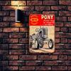 Vintage Masey Harris Tractor Blikken Bord Metalen Wandkunst Boerderij Decor