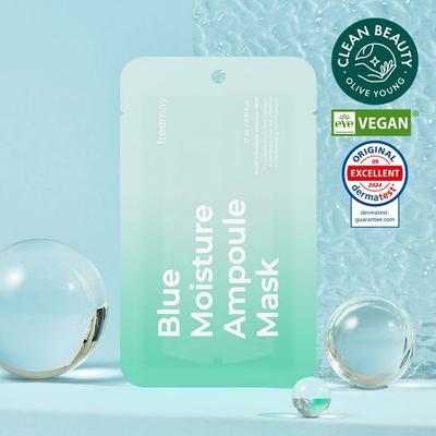8-layer Hyaluronic Acid/deep Moisturizing Blue Moisture Ampoule Mask (1 Sheet)