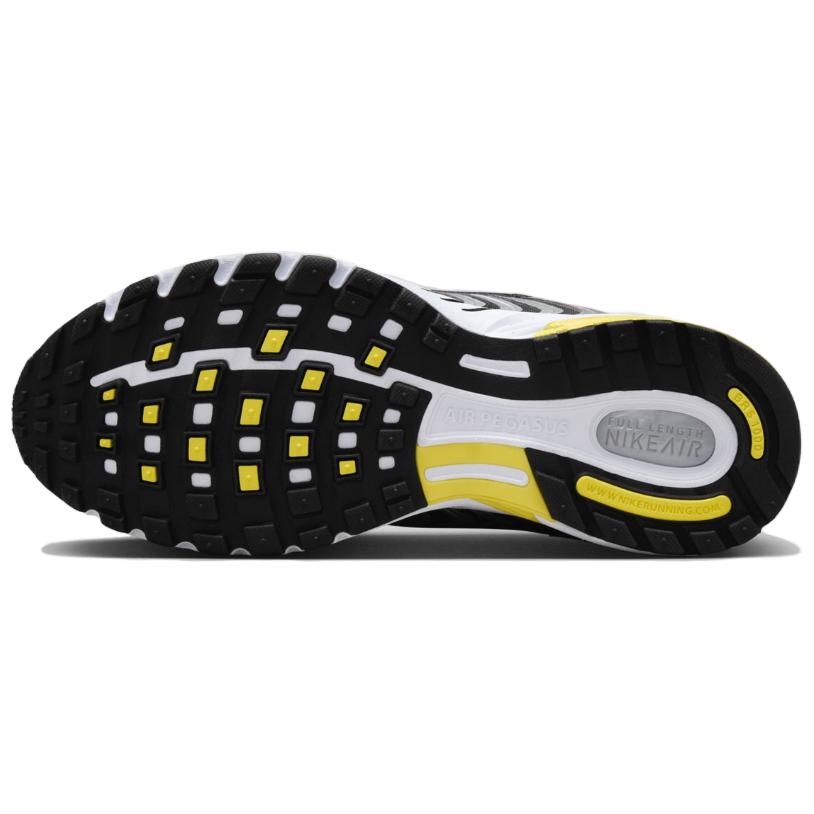 Nike Air Pegasus 2K5 Metallic Silver Black Opti Yellow Women Sneakers White HQ5718-100