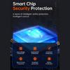 Efficient 66W Charging Socket 2-Port Car Charger with LED Light and Safety Protections for Car Truck Boats Waterproof