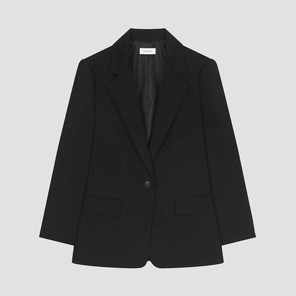 

[She S miSS] Modern One Button Single Jacket Swwjko12010 Bk blacks/55