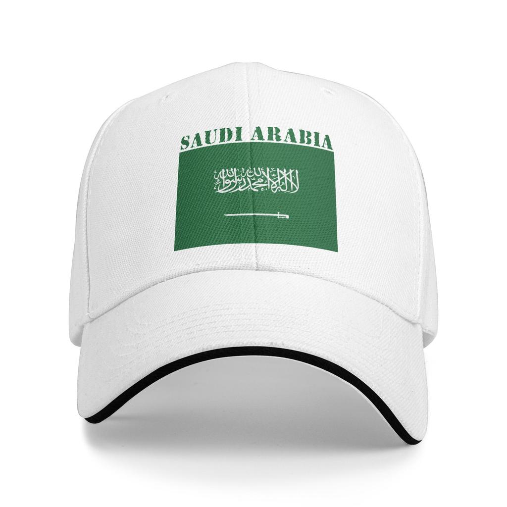 Custom Fashion Emblem of Saudi Arabia Baseball Cap Women Unisex Adjustable  Dad Hat Sports Snapback Hats