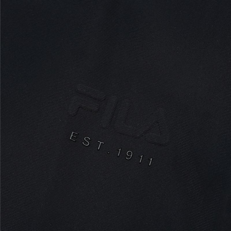 Fila Tennis Series Knitted Short Sleeve Polo Shirt Men Tops A11M423113FBK
