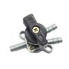 3 Way Fuel Tank Tap ATV Supplies 2 In 1 Out Fuel Gas Petcock Valve Switch for