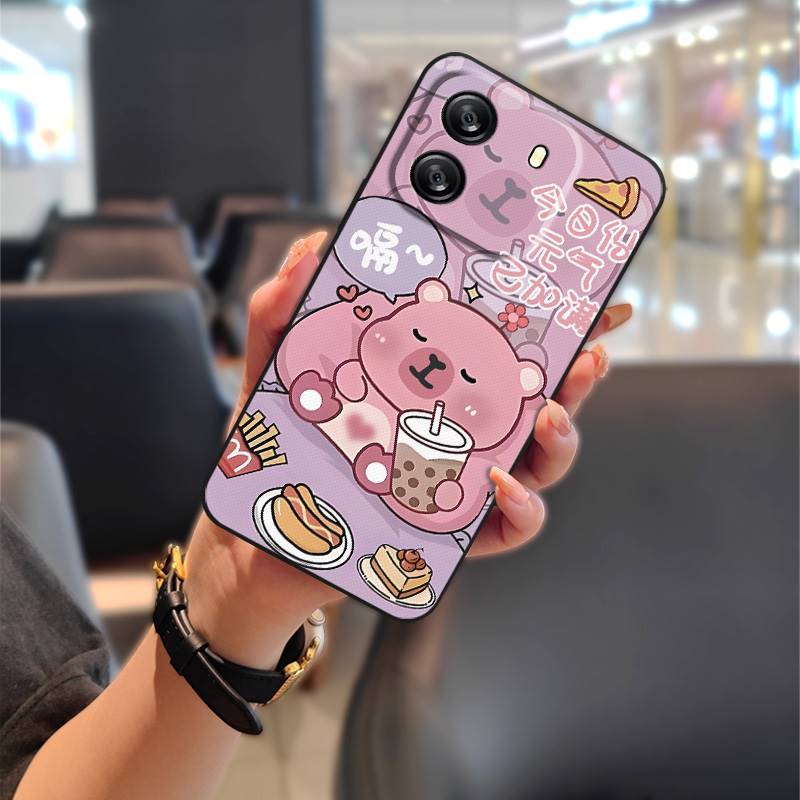 Full Wrap Cute Phone Case For Blackview Wave 6C Fashion Design Couple Phone Pouch Soft Case Durable Silicone Anti-knock