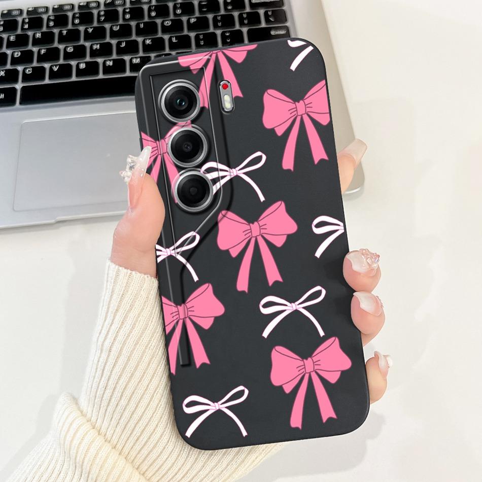 For Tecno Camon 40 Pro 4G Camon40 CM5 CM6 Elegant Butterfly Floral Phone Case For Camon 40 40Pro 4G Soft Silicone Cases Bumpers
