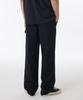 MUSINSA STANDARD Canvas Regular Fit Double Knee Carpenter Pants [Black]
