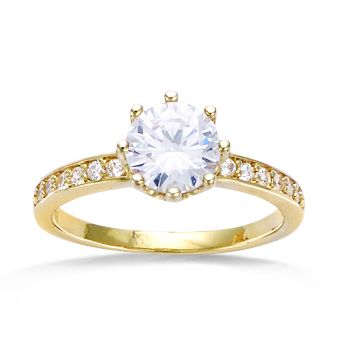 

Solitaire Gold Plated Sissi золотисто-белый - 7 мм