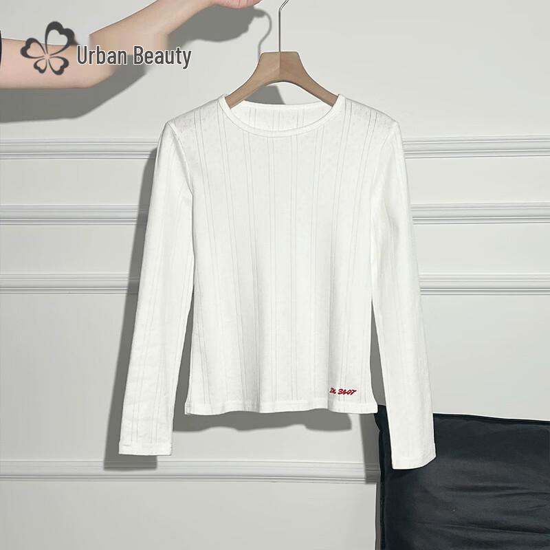 Urban Beauty Women's Long-Sleeve Crew Neck T-Shirt