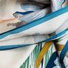 53*170cm High-grade 100% Mulberry Silk Thin Long Scarf Printed Flower Shawl Neckerchief Gift for Women
