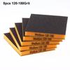 8Pcs Double Sided Sponge Sanding Pads Portable Car Furniture Polishing Assorted Grits 120 To 1500
