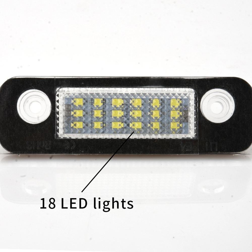2pcs 96BG13550AB License Plate Light For Ford