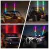 2PCS 1.8FT LED Whip Light Universal RGB LED Flagpole Lamp Colorful Antenna Driving Decorative Light For Car SUV ATV UTV RZR 12V