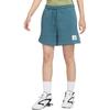 Jordan Solid Color Straight Leg Lace-Up Shorts Women shorts Gray-Green DM3243-058