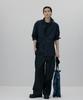 SOONJEANS Free Shrunk Indigo High-Rise Wide-Leg Pants [Dark Blue]