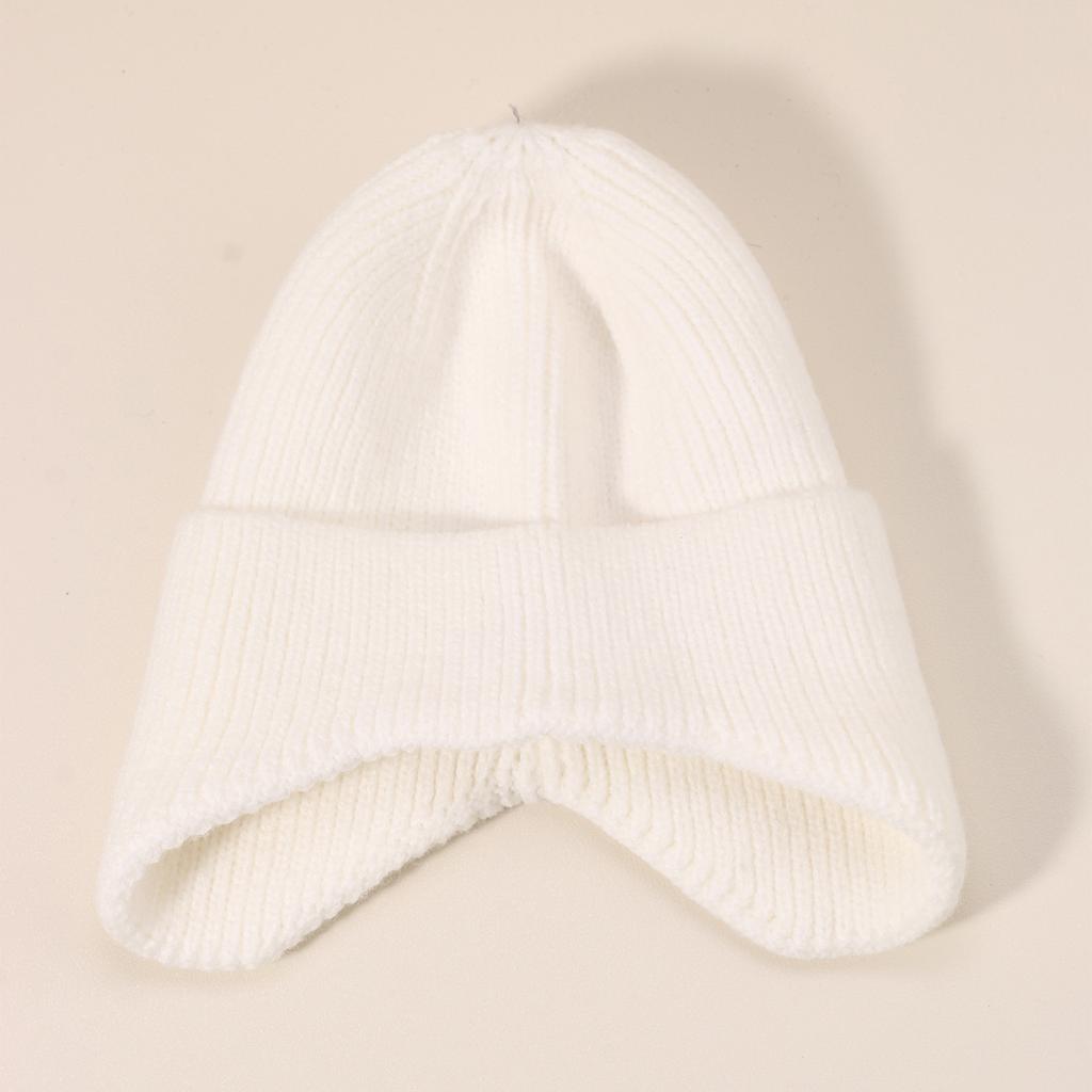 Winter Baby Beanie Cap Cartoon Bear Ear Protection Knitted Hat for Toddler Boys Girls Cute Korean Warm Kids Crochet Hats Gorras