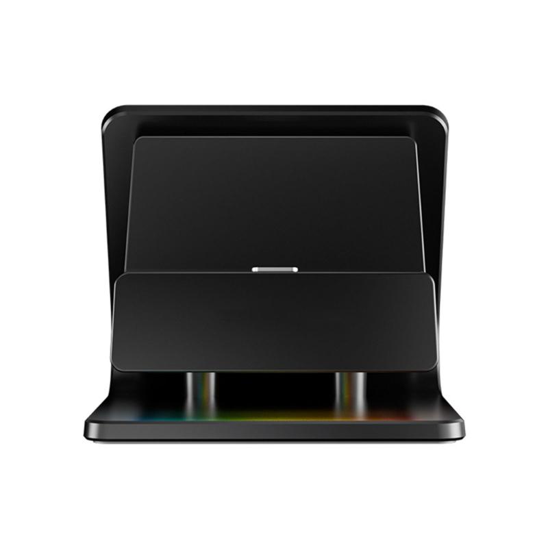 Mini Charging Station Dock For Game Console Handheld Device Featuring Multiple Mode LED Lights & Ergonomic Viewing Angle