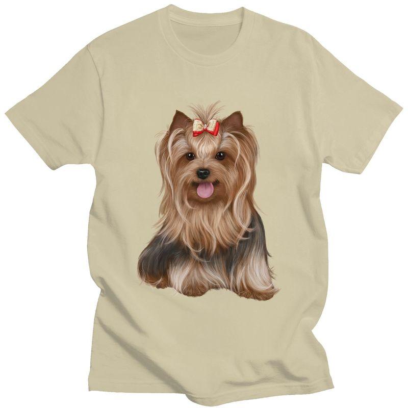 Custom Yorkshire Terrier Yorkie Dog T Shirt for Men Tshirt Tees Tshirts