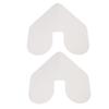 Bow Guard for Boat Notched Keel Protector Stainless Steel with Adhesive From Roller Trailer Scuffs