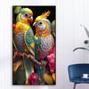 5D DIY Full Round Drill Diamond Painting Romantic Bird Kit Home Decoration