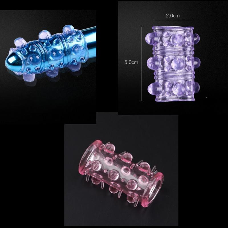 Silicone Cock Ring Fancy Condom Reusable Penis Rings Penis Sleeve Delay Ejaculation Sexual Pleasure Enhance with Pellets Sex Toy