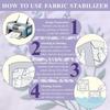 Printable Embroidery Transfer Paper Sticky Water Soluble Embroidery Stabilizer Printable Paper DIY Dissolving Fabric Drawing
