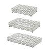 Crystal Decorative Jewelry or Makeup Vanity Organizer Mirror Tray,