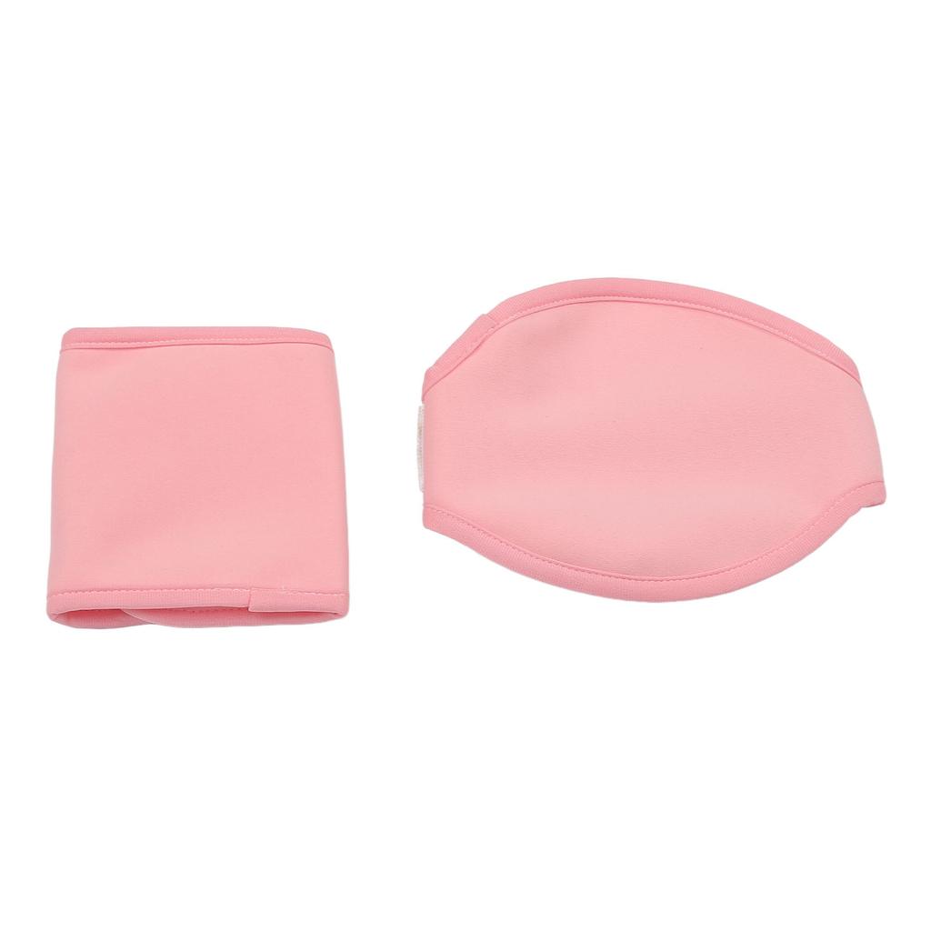2pcs Knee Feet Castor Oil Pack Leakproof Reusable Soft Castor Oil Compress Pad for Improve Sleeping