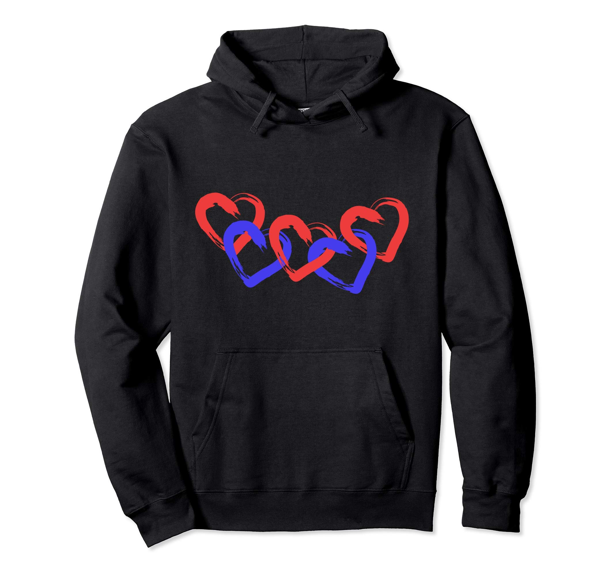 Heart Heart Love Lovers Valentine s Day Couple Gift Hoodie