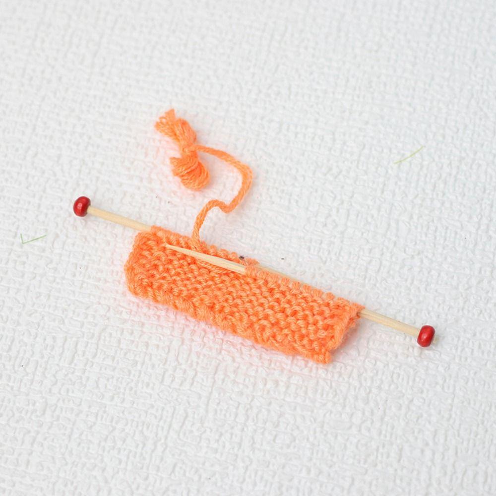 1: 12 Mini Knitted Sweater Colorful Mini Handmade Accessories Bjd Doll House Accessories Miniature Ob11 Toy Ornaments