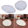 Irregular Clouds Plate Coaster Mold Handmade DIY Resin Epoxy Jewelry Silicone Glossy Mould for Plaster Tray