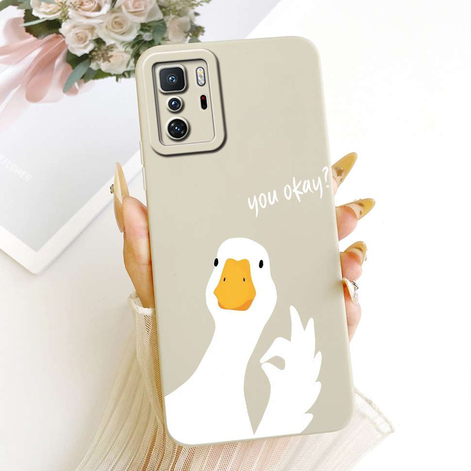 For Redmi Note 10 Pro China 6.6" Case Simple Cute Cartoon Rabbit Silicone Back Cover For Redmi Note 10Pro 10 PRO 5G Phone Cases