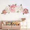Wall Decor Wallpaper Peony Flowers Eco-friendly Waterproof 1Pc Mural Art Wall Stickers