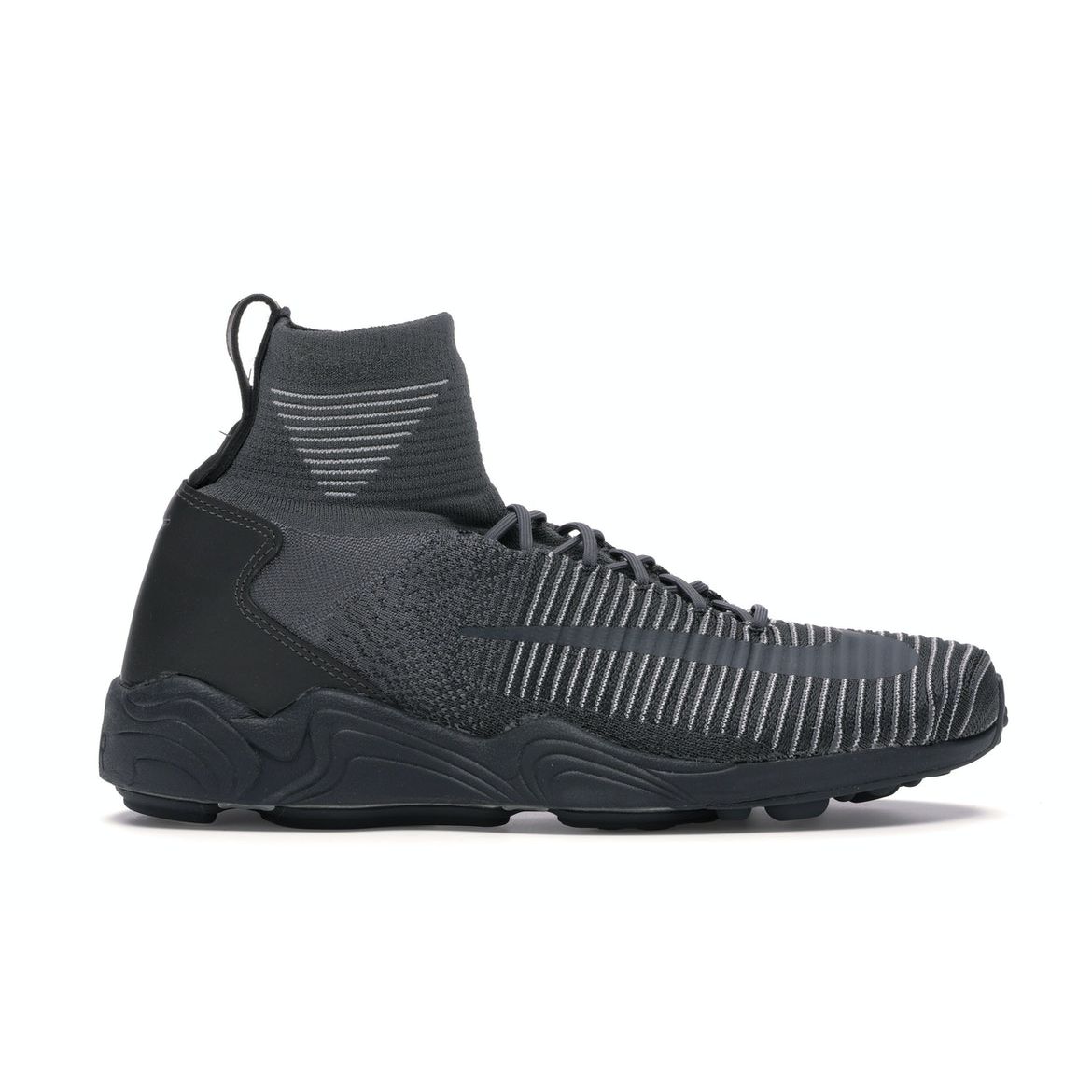 

Мужские кроссовки Nike Flyknit Mercurial XI темно-серые 844626-002