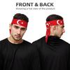Turkish Flag Headband Sports Sweatband for Men Women Kids - Running Fitness Football Fan Accessories Headwrap