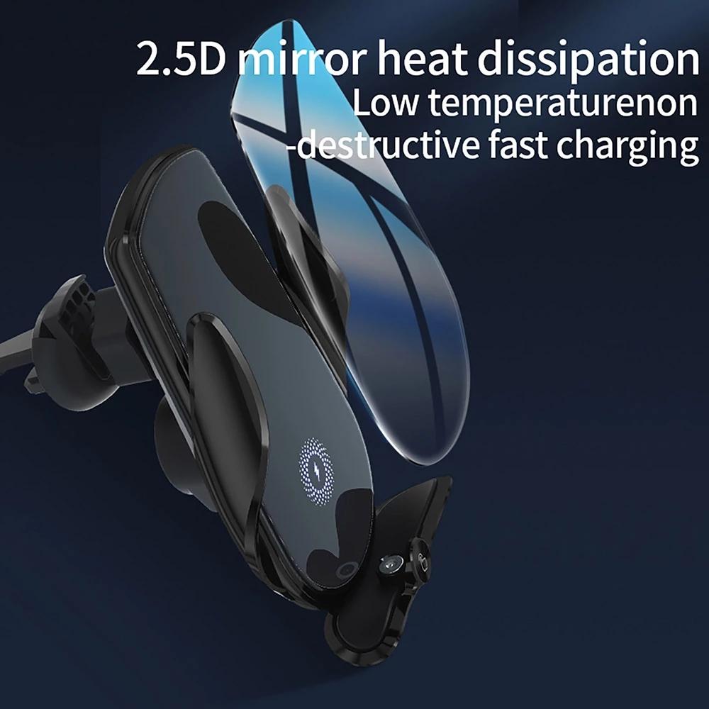 AVA Support De Téléphone De Voiture Avec Chargeur Sans Fil  Chargeur Sans Fil Chargeur De Voiture Pour Grille D Aeration Supports Pour Voiture Avec Chargement Sans Fil Qi