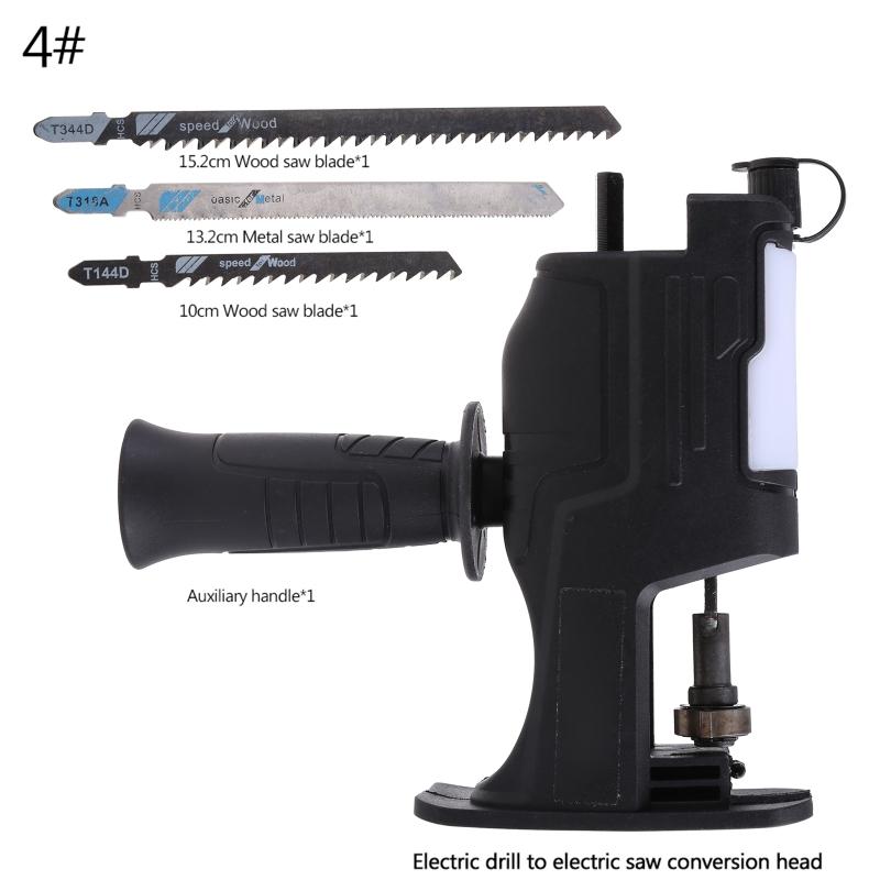 Household Modified Conversion for Head Repair Tool Electric Saber Saw Reciprocating Saw Blue Woodworking Cutting
