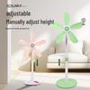 Quiet Small Electric Floor Fan with Soft Blades for Bedroom, Dorm, or Rental